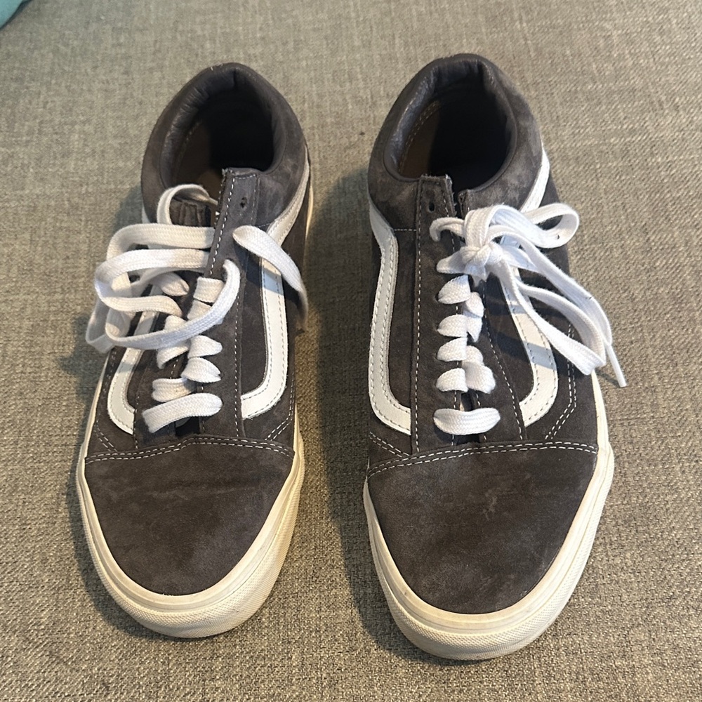 Vans Gray and White Men's Sneakers